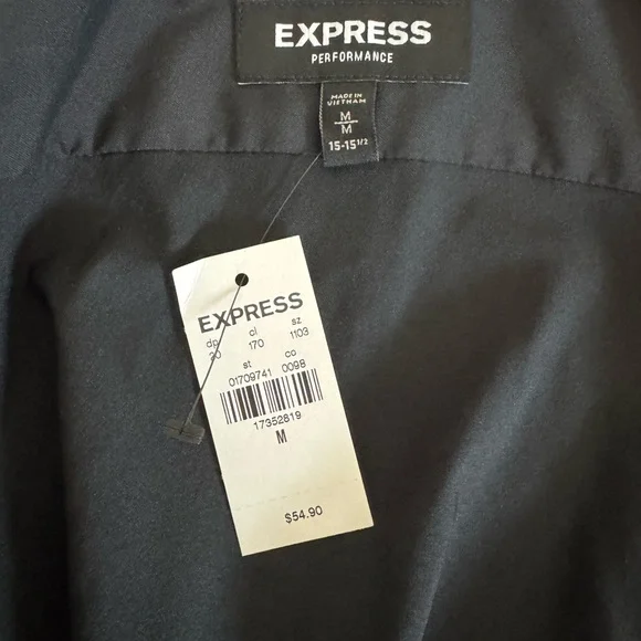 Express Slim Short Sleeve Button Down Shirt - Picture 6 of 8